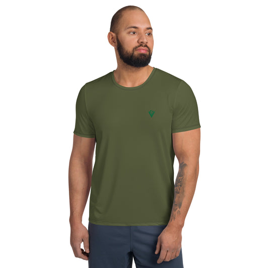 SISU Athletic T-shirt  Military Green