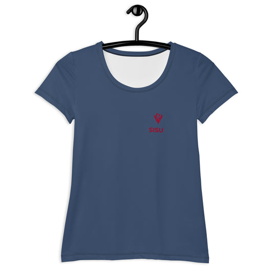 SISU - Women's Athletic T-shirt - Shaded Blue