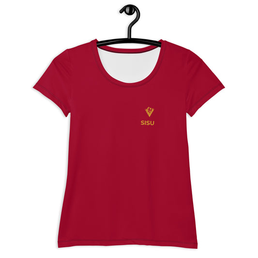 SISU - Women's Athletic T-shirt - Red