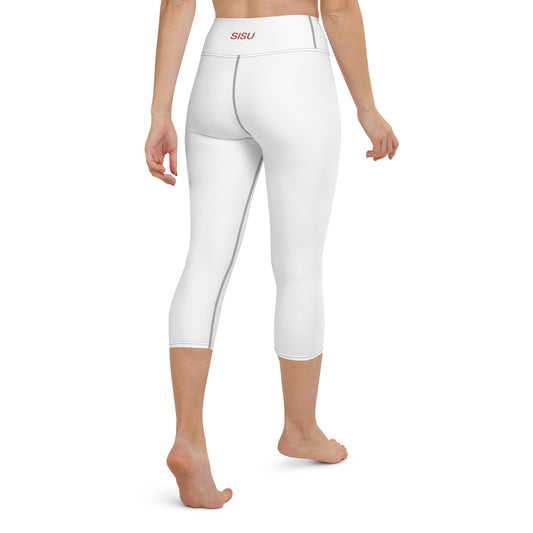 SISU - Yoga Capri Leggings - White