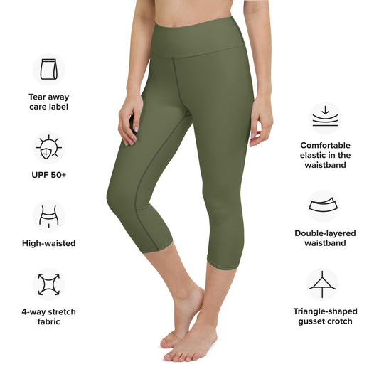 SISU - Yoga Capri Leggings - Green